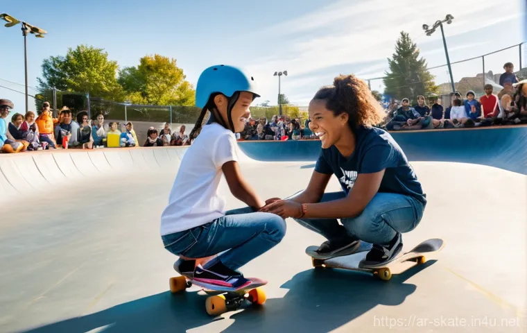 스케이트 스폰서 받는 법 - **Prompt:** A dynamic, high-angle action shot of a young adult skateboarder, gender-neutral, perform... 스케이트 스폰서 받는 법 - **Prompt:** A dynamic, high-angle action shot of a young adult skateboarder, gender-neutral, perform...